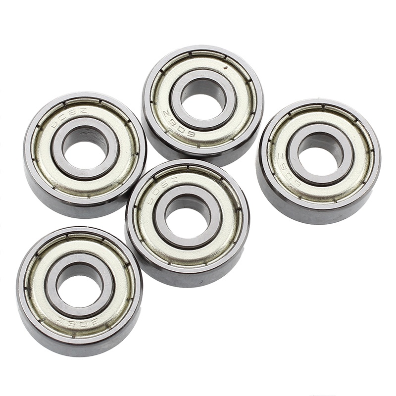 Set 5 vòng bi 606Z 6x17 x 6mm bằng kim loại chuyên dụng