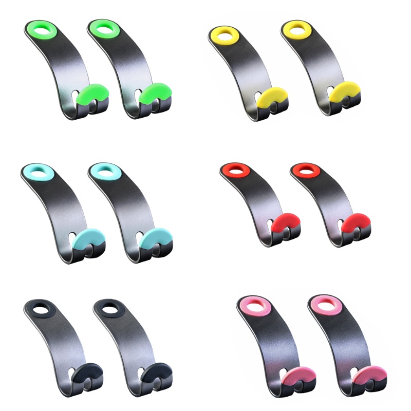 Bộ 2 Móc Treo Bình Nước / Túi Xách Gắn Ghế Ngồi Xe Hơi Tiện Dụng