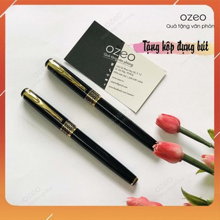 [ Tặng Hộp ] Bút Kim Loại Khắc Tên, Chữ, Logo Ngòi Dạ Bi Mực Nước BK-061, Quà Tặng Doanh Nhân -Ozeo.vn