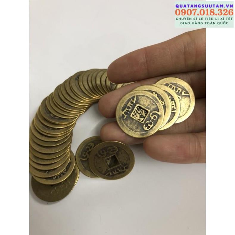 ✅Đồng xu cổ âm dương chiêu tài lộc hút may mắn