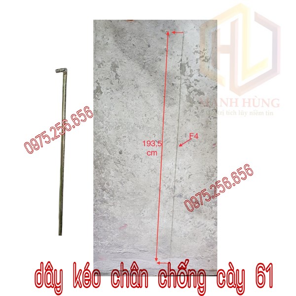 dây kéo chân chống cày 61