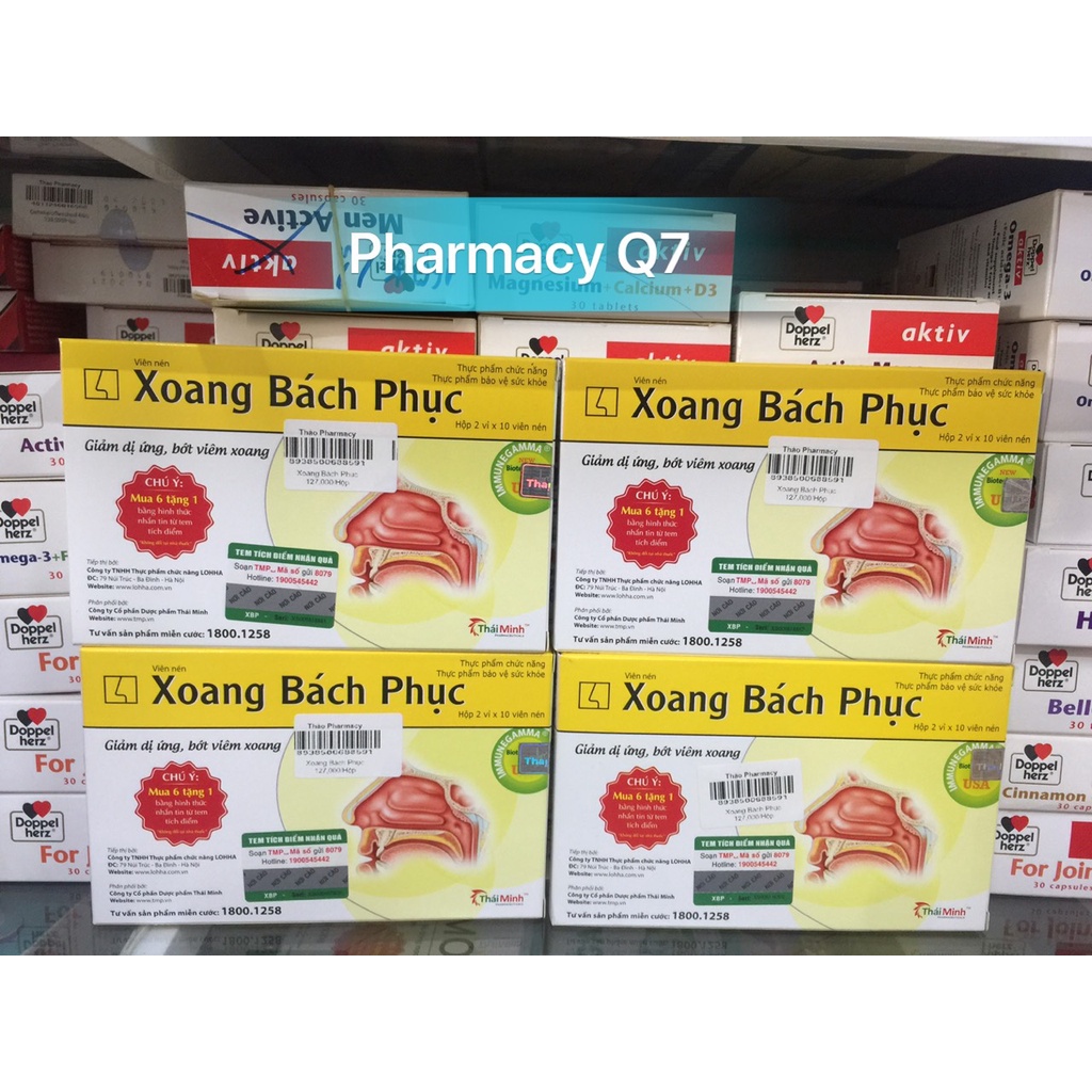[CHÍNH HÃNG XOANG BÁCH PHỤC xoang bach phuc - Giảm Dị Ứng , ho tro diêu tri Viêm Xoang