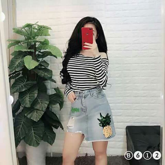 Áo kiểu lệch vai