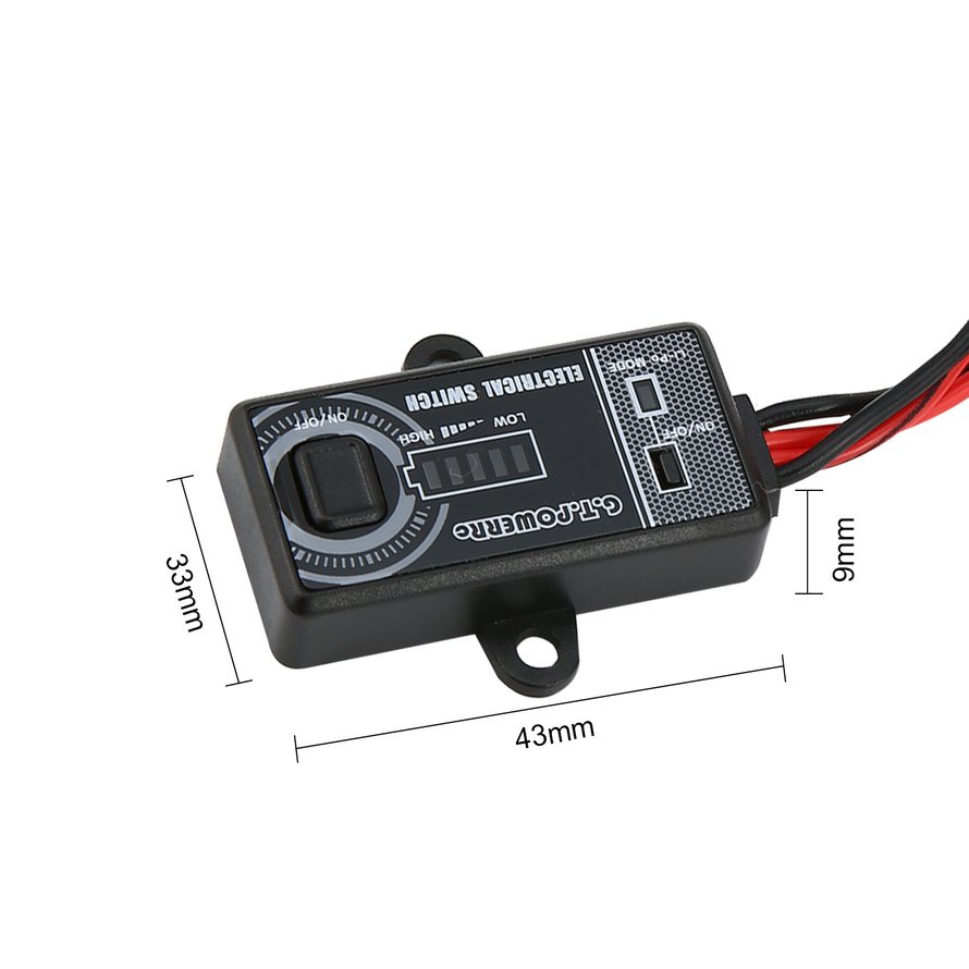 Công tắc sạc pin với màn hình LCD cho máy bay Quadcopter/ xe điều khiển từ xa