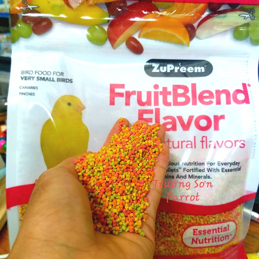 100g/200g hạt trái cây ZuPreemm cho chim yến hót, finch, bảy màu, manh manh...