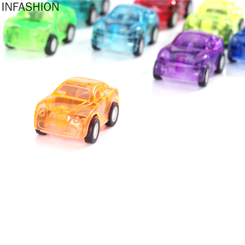 Đồ Chơi Xe Hơi Lên Dây Cót Mini Trong Suốt Thiết Kế Dễ Thương Cho Bé