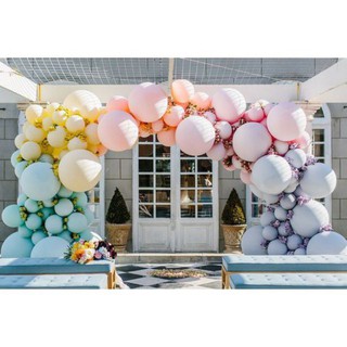 10 quả Bóng Macaron-Pastel-bóng sữa
