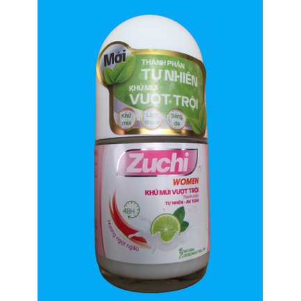 Lăn khử mùi Zuchi dành cho nữ (hồng, tím 25ml)