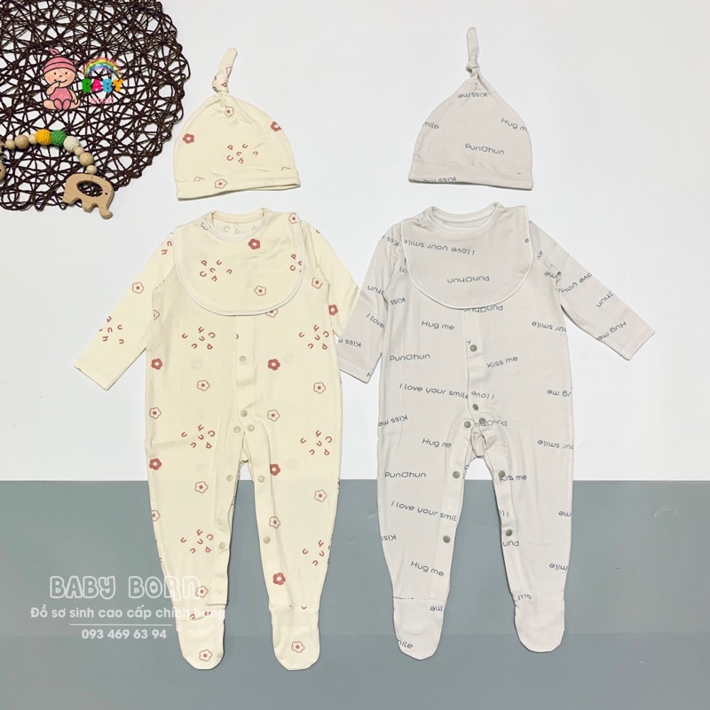Punchun - Bộ liền Body dài liền tất chân xinh xắn bốn mùa