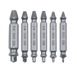 MŨI KHOAN ỐC GÃY BỘ 6 MŨI LOẠI BẠC HỘP ĐEN - TN650