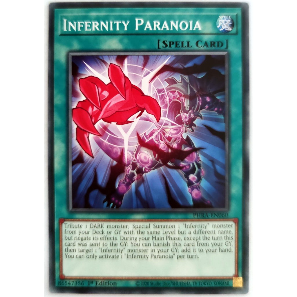 [Thẻ Yugioh] Infernity Paranoia |EN| Common (5D's)