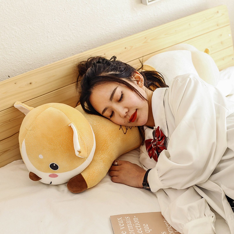 Gấu bông quà tặng heo,chó,chim cánh cụt nằm cực sang