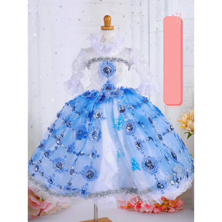 Bộ váy và mũ dành cho búp bê Barbie BJD 60cm 1/3 SD