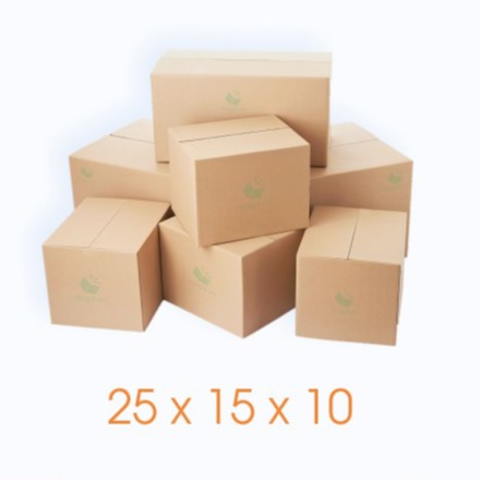 25x15x10 cm - 20 Thùng hộp carton ♥️ FREESHIP ♥️ Giảm 10K Khi Nhập [BAOBITP] - TP20