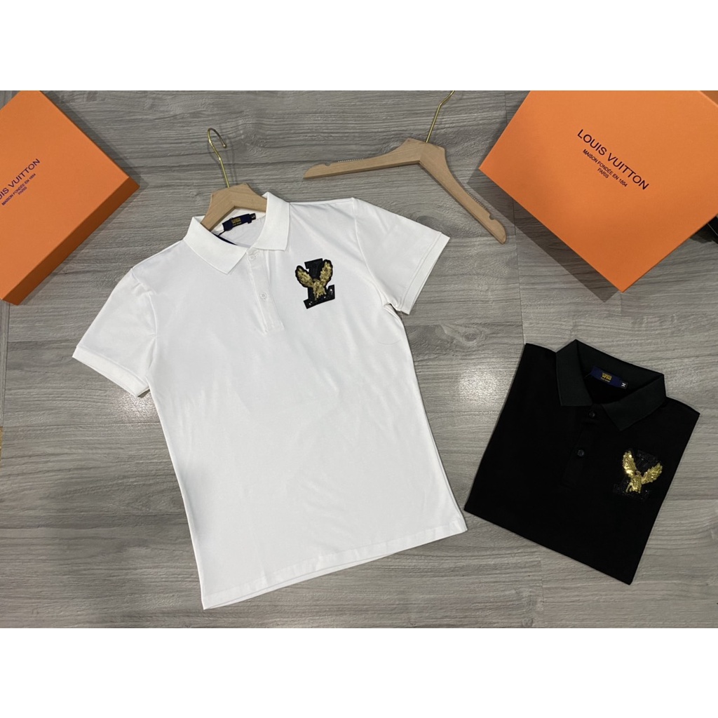 Áo thun nam có cổ tay ngắn vải cotton co dãn thấm hút mồ hôi tốt.