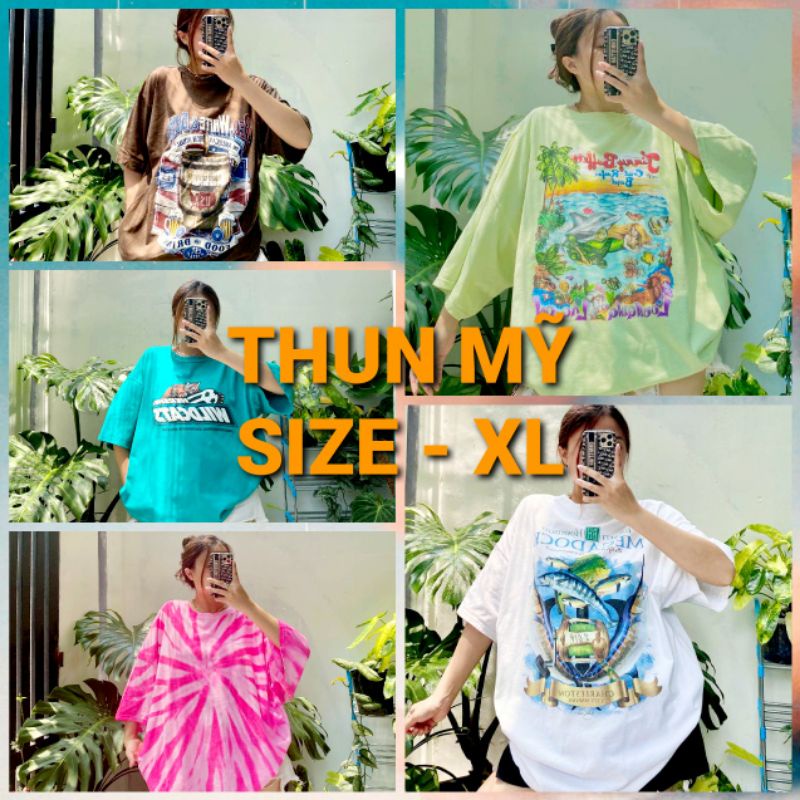 ÁO THUN HÀNG THÙNG MỸ LOẠI 1 - KÍCH CỠ XL