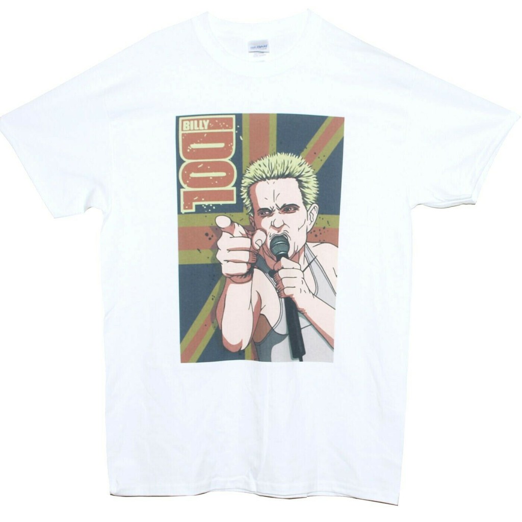 Billy Idol T Shirt-années 80 pop punk rock generation X Pil Cult femme homme TEE-