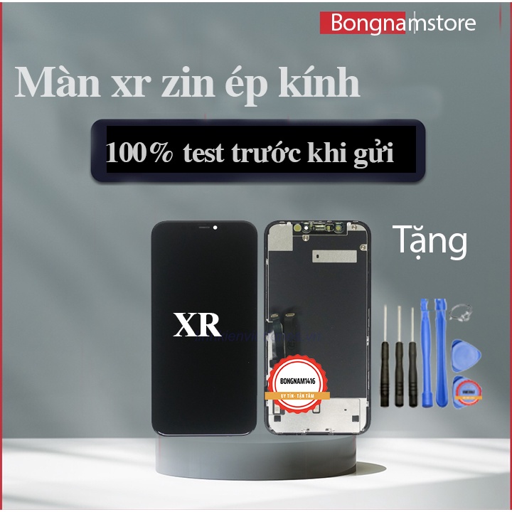 Màn hình thay thế xr zin ep kính tặng kèm bộ sửa tự thay thế.
