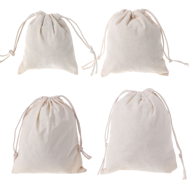 Túi Rút Cotton Tự Nhiên Đựng Quần Áo