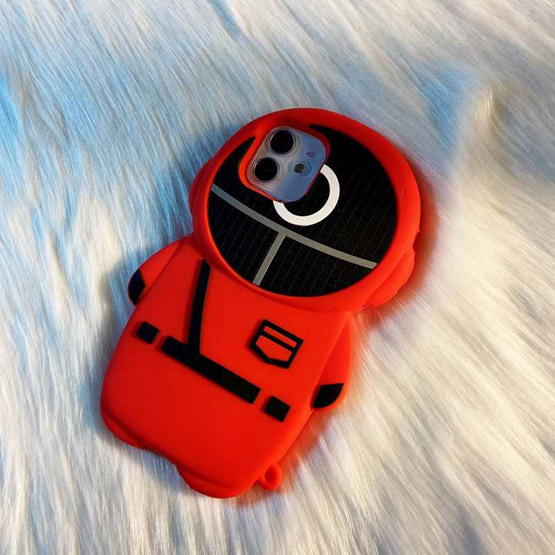 Squid Game Phone Case For iPhone 11 12 13 Pro XS Max X XR 6 6S 7 8 Plus SE 2020 5 5S Silicone Back Cover