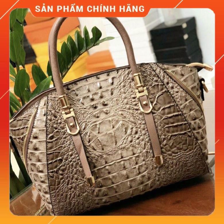 Túi Công Sở Nữ Da Bò Cao Cấp Dập Vân Cá Sấu Quai Xách Bản To Công Sở Đẹp Hàng Hiệu Thời Trang Trung Niên Nữ - TSN 109825
