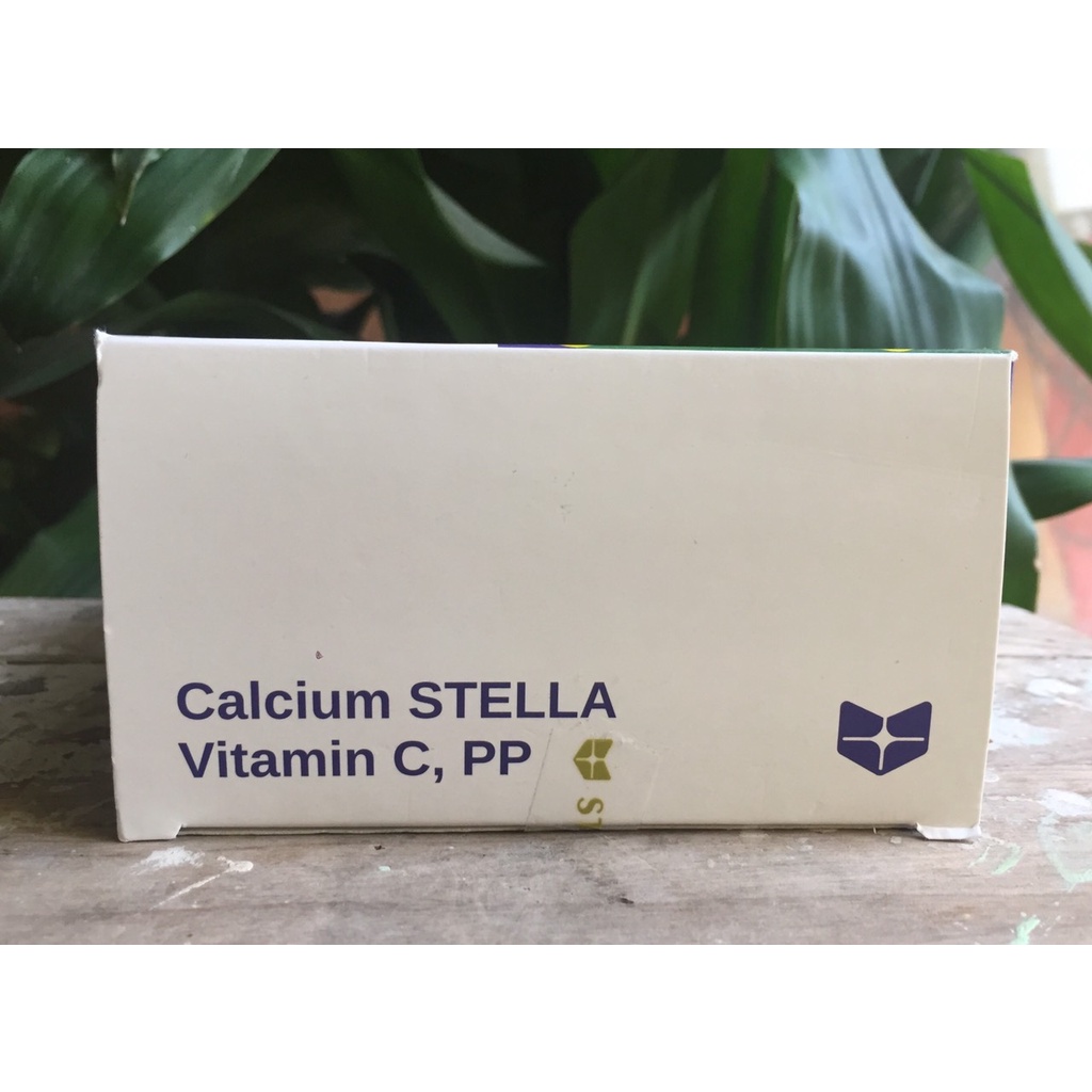 Calcium Stella Vitamin C.PP Giúp ngừa và  chống loãng xương hiệu quả
