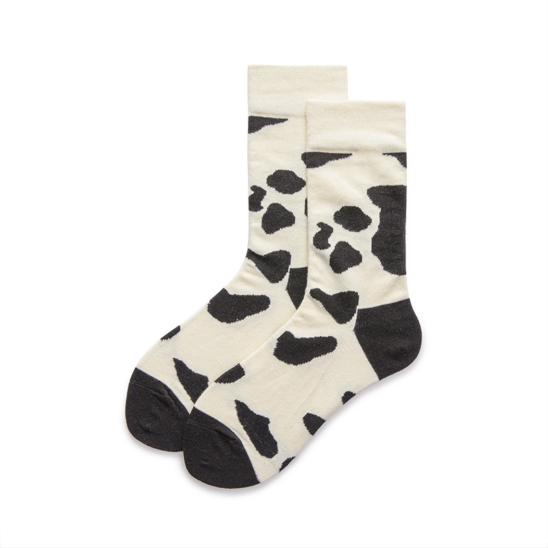 Đôi vớ lửng WAFNHA D231 bằng cotton mềm mại họa tiết độc đáo thời trang