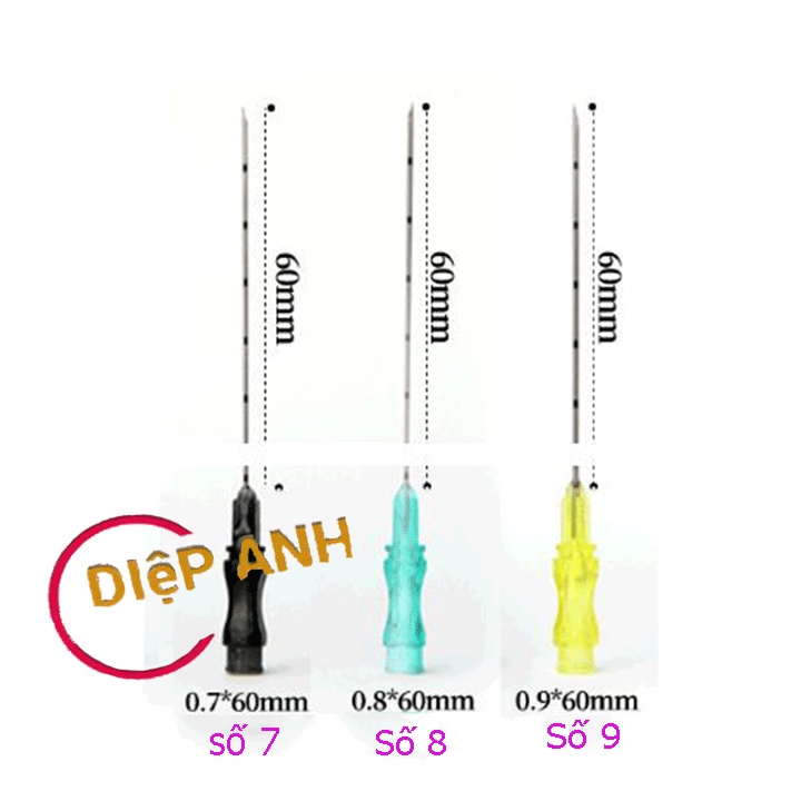 Kim cấy chỉ cao cấp GGMA- Kim cấy chỉ siêu bén các cỡ.