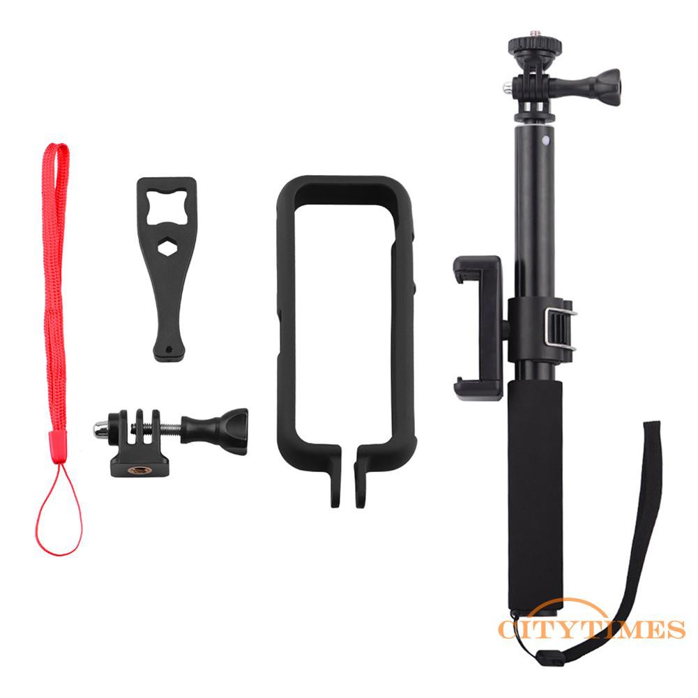 Bộ Khung Bảo Vệ 1 / 4 Inch + Gậy Selfie Cho Insta360 One X2 | BigBuy360 - bigbuy360.vn