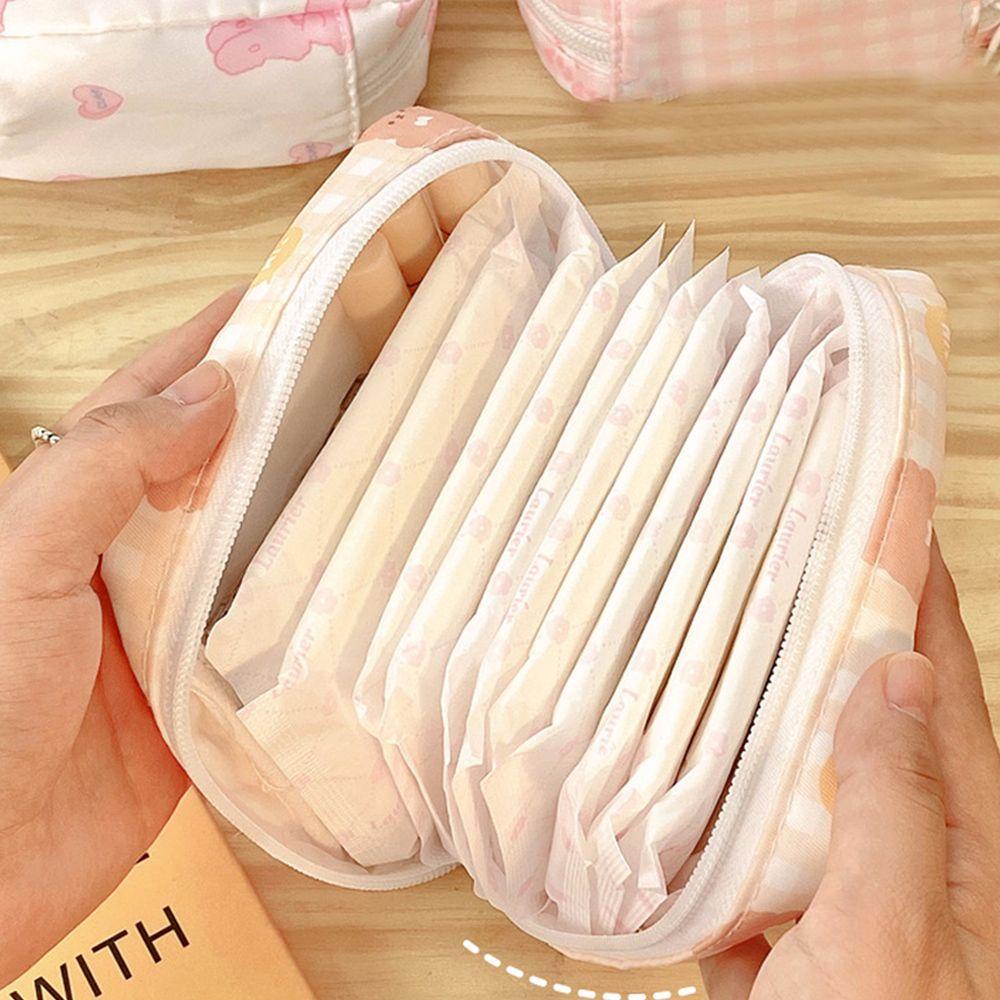 Túi Đựng Tiền Xu / Khăn Ăn Đa Năng Chống Thấm Nước Hình Tampon Dễ Thương