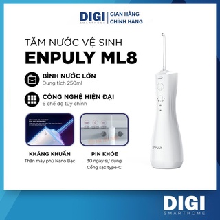  Tăm nước Xiaomi Enpuly ML8, dung tích lớn 250ml, kháng khuẩn AG+, pin 2000mAh 30 ngày - DIGI Smart Home