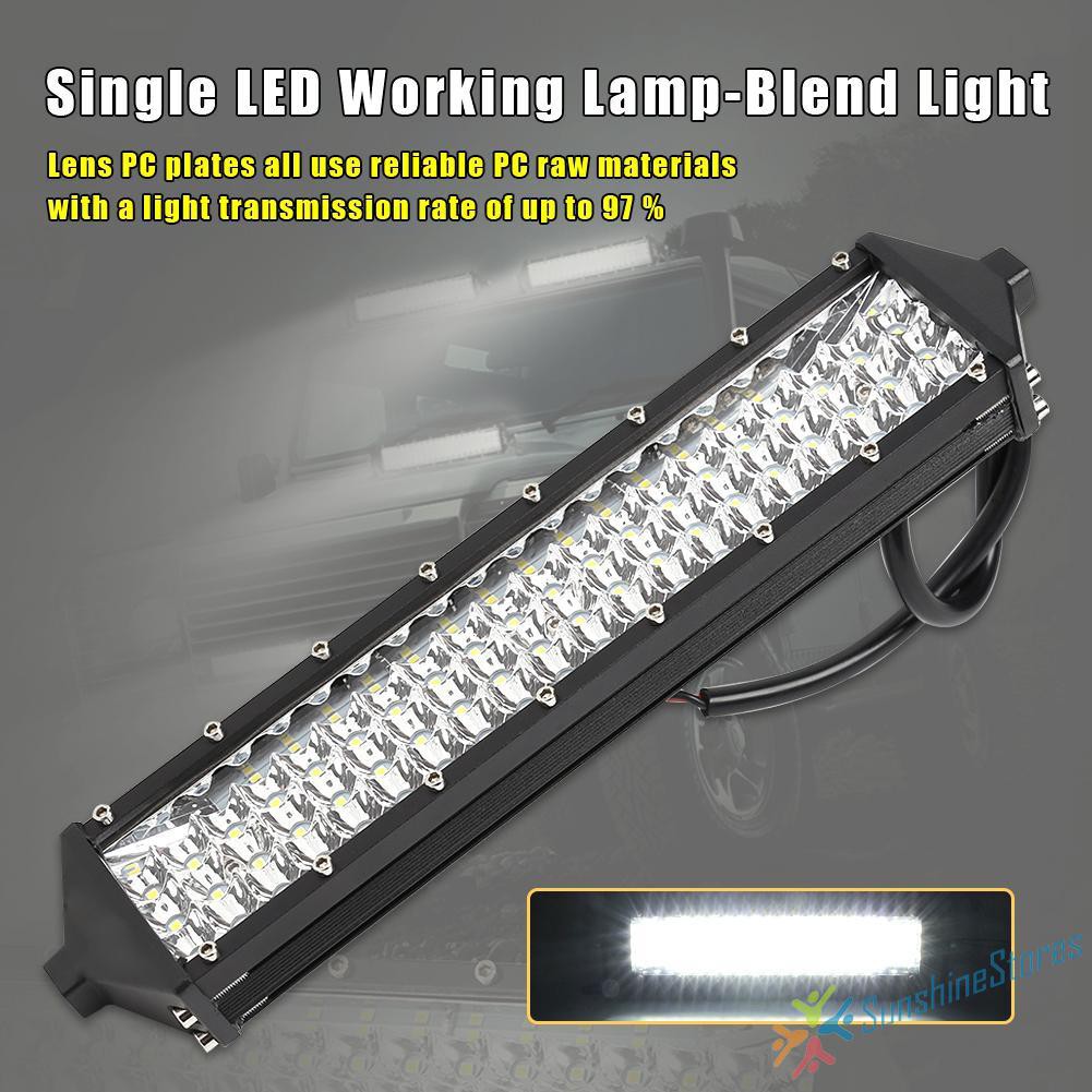  READY STOCK12 inch 624W Offroad LED Wok Light Bar Spot Flood Beam Fog Driving Lamp