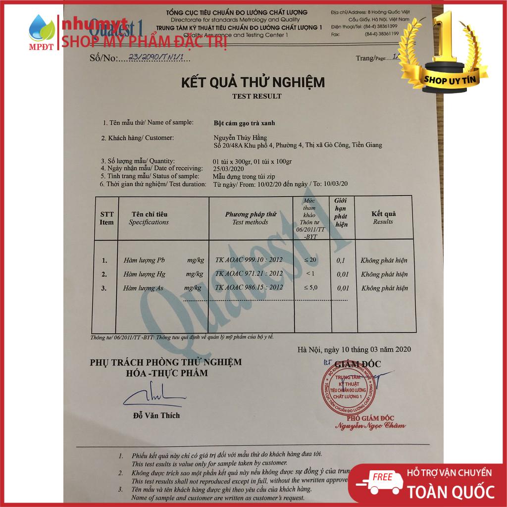 500gr Bột cám gạo trà xanh,ủ trắng trà xanh,rửa mặt và tắm trắng body chính hãng mỹ phẩm thiên nhiên | BigBuy360 - bigbuy360.vn