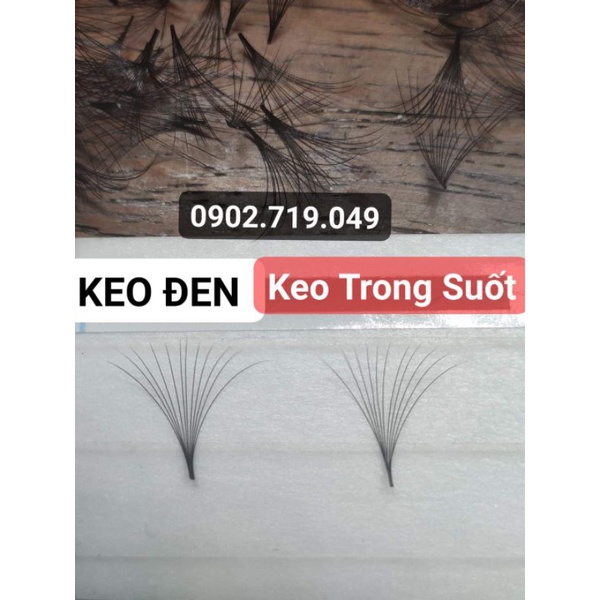 KEO TRONG SUỐT TẠO FAN TAY / Tạo fan mi màu