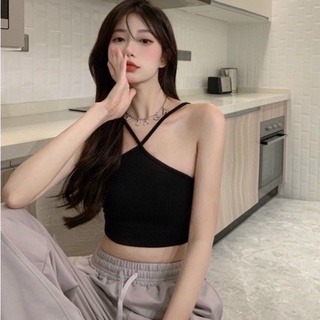 Áo Croptop Yếm Chéo Cổ ( Kèm hình thật ) ❤️