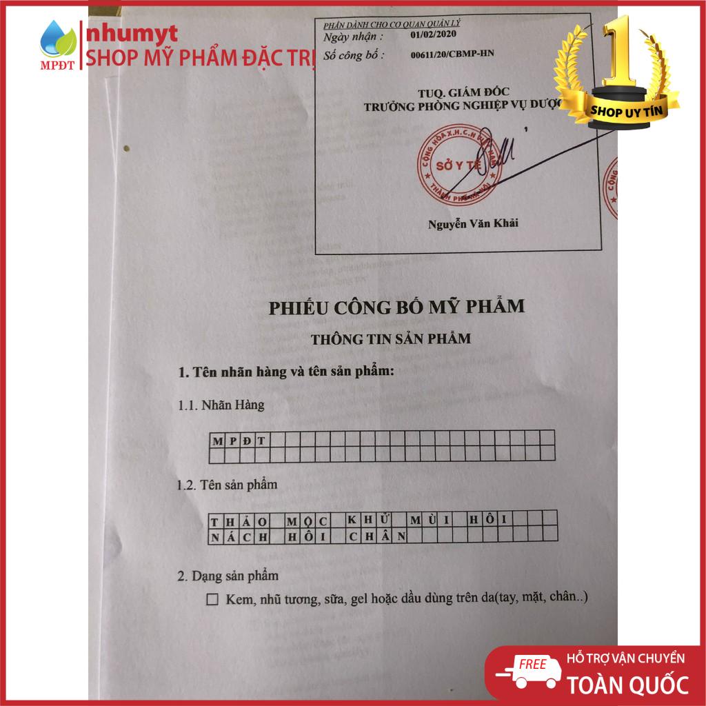 [ Chuẩn] Thảo dược khử mùi hôi nách hồng, khử mùi hôi nách hôi chân, khử thâm nách, đen nách, se lỗ chân lông