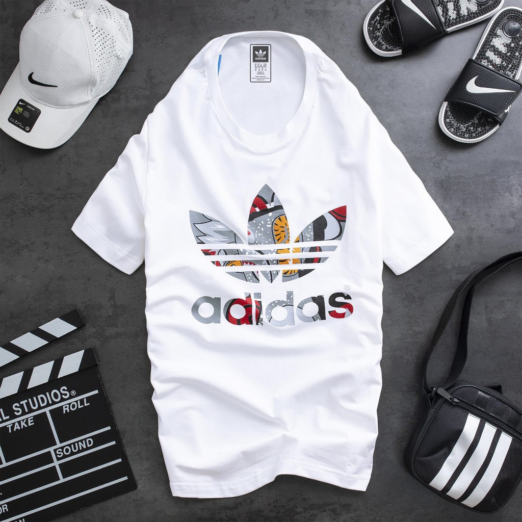 Áo Thun Adidas Nam Nữ Chính Hãng 100% Cotton Adidas Họa Tiết 07