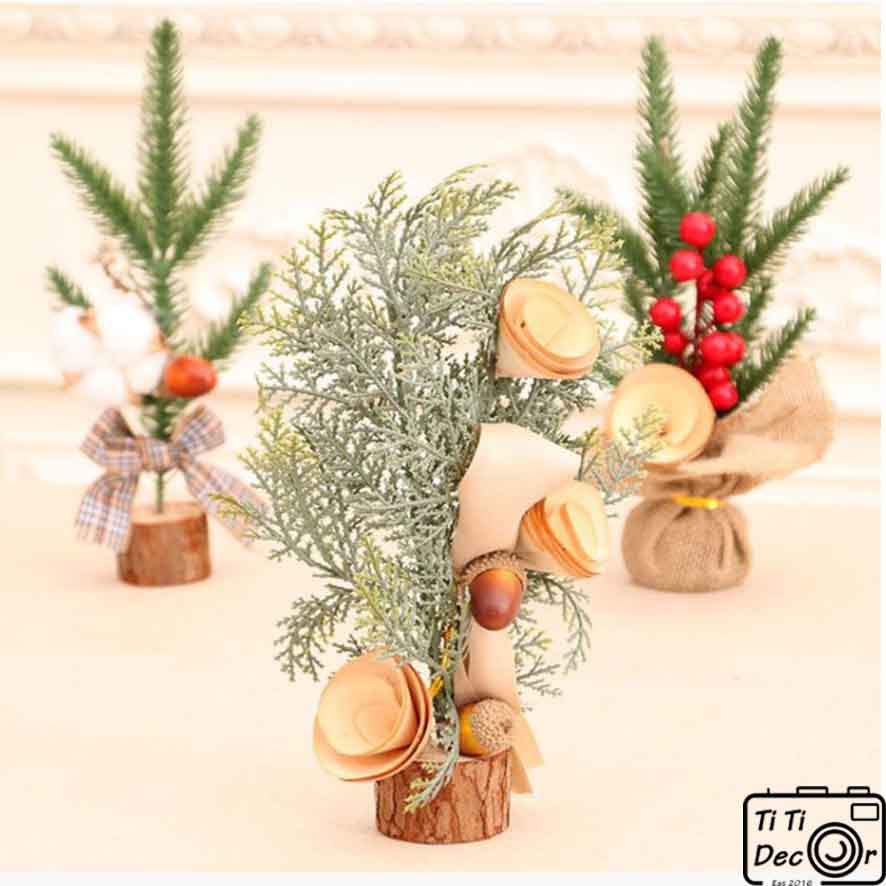 Cây thông trang trí Noel, nhà cửa, cửa hàng, decor chụp ảnh - TiTi Decor