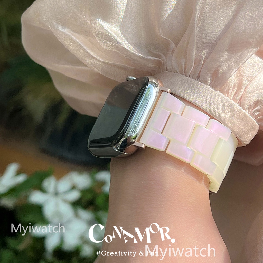 Dây Đeo Thay Thế Bằng Kim Loại 20 Màu Cho iwatch 8 7 6 5 4 3 2 1 45mm 44mm 40mm 41mm 42mm 38mm