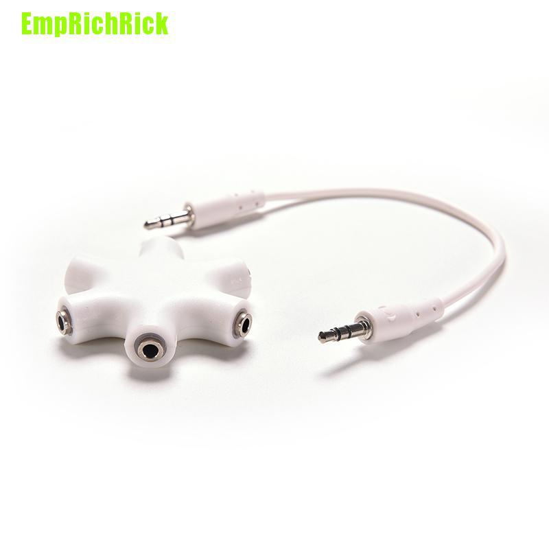Bộ Chia Âm Thanh Tai Nghe 3.5mm Từ 1 Đầu Đực Sang 2 3 4 5 Female | BigBuy360 - bigbuy360.vn