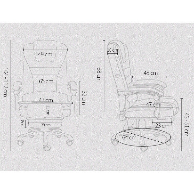 Ghế giám đốc có gác chân- ghế xoay văn phòng | BigBuy360 - bigbuy360.vn