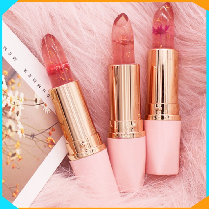 Son thạch ướp hoa khô Minfei Vỏ Hồng-dưỡng môi- Thay đổi theo nhiệt độ | BigBuy360 - bigbuy360.vn