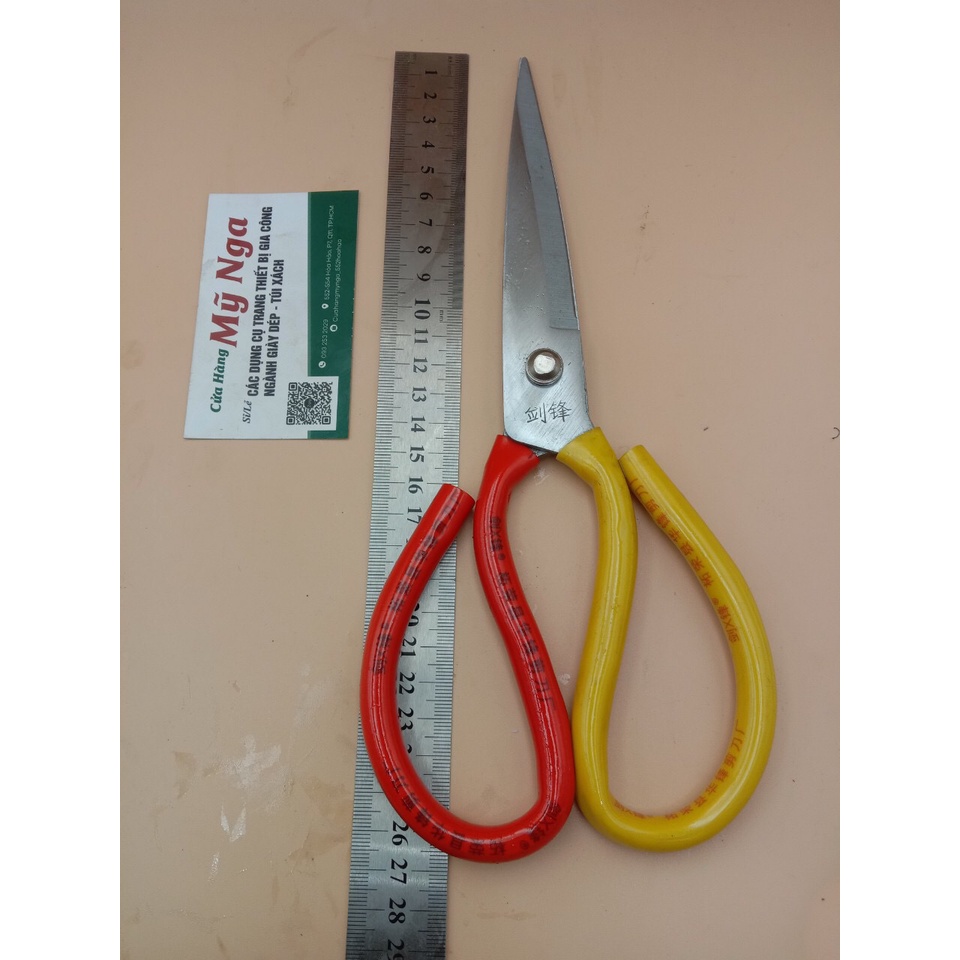 Kéo cán 2 màu cỡ 26cm x11