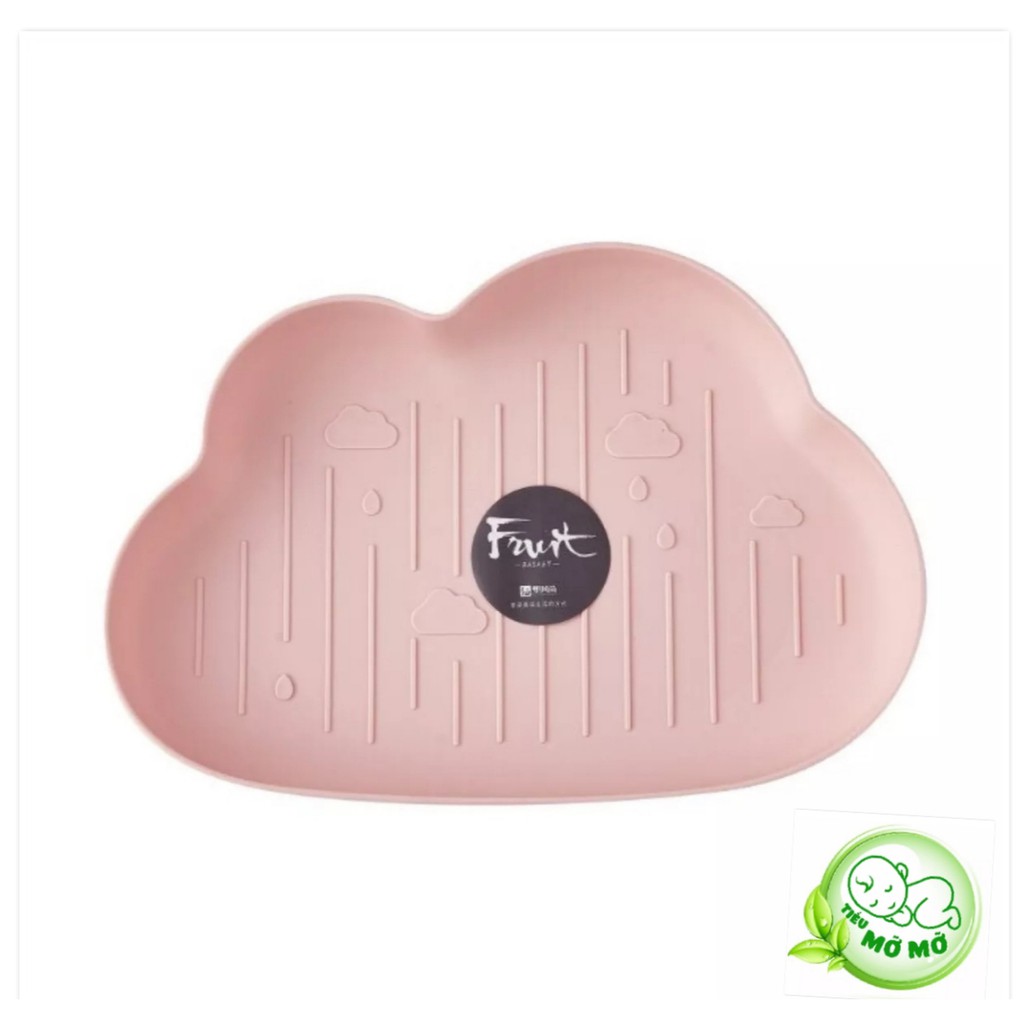 Khay , mâm để đồ ăn Dặm , Khay Đựng Thức Ăn, khay để hoa quả, các loại hạt, rau củ Hình Đám Mây