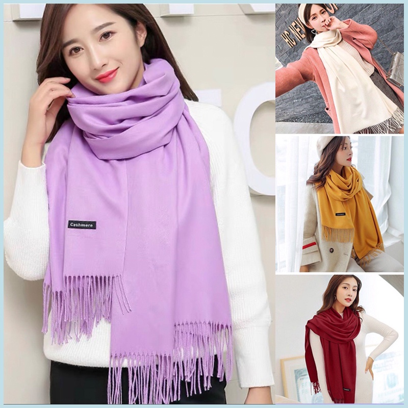Khăn quàng cổ mùa thu đông Cashmere thời trang cho nam nữ