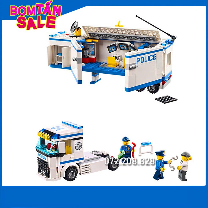 Lego Ninjago Urban BELA 10420  / 394 Mảnh ghép 🍅 Bộ LEGO xếp hình cảnh sát bắt cướp