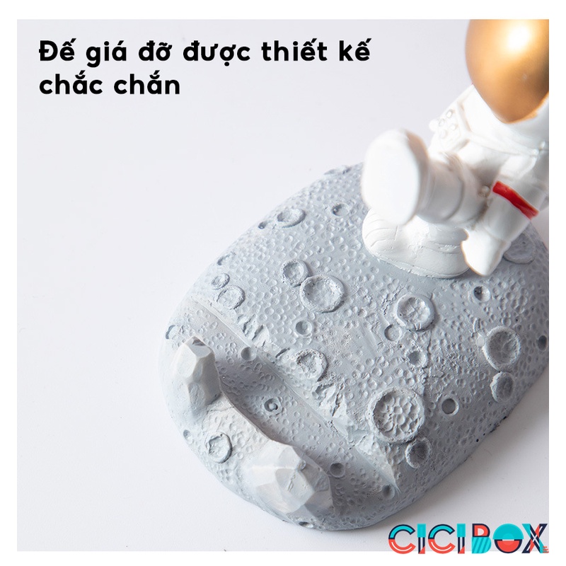 Giá Đỡ Điện Thoại Để Bàn Đáng Yêu Hình Phi Hành Gia, Giá Đỡ Ipad Đa Năng Tiện Lợi CICIBOX
