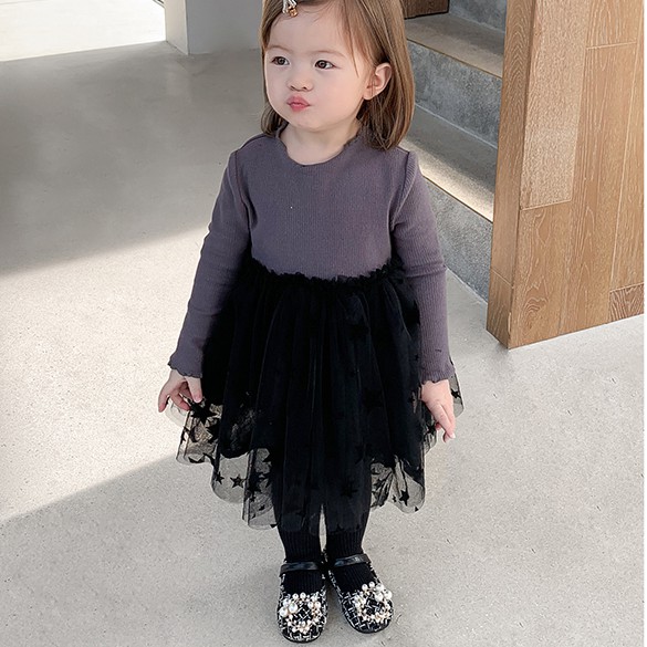 Giày Búp Bê Đế Mềm Đính Ngọc Trai Nhân Tạo Dành Cho Bé Gái