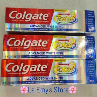💋Kem Đánh Răng Colgate Total Advanced Whitening Toothpaste 226g trắng răng-thơm miệng💋