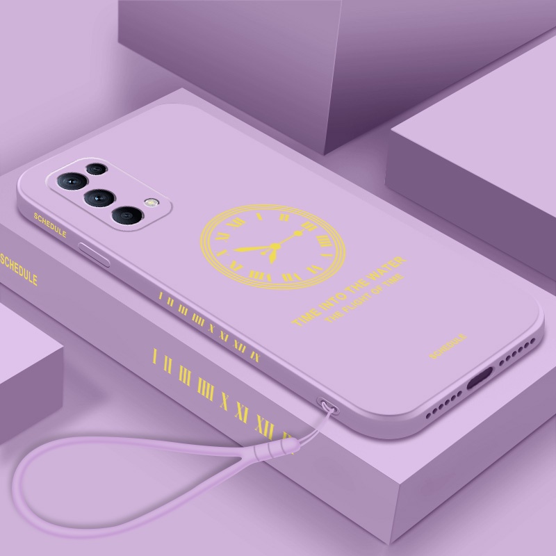 Ốp Điện Thoại TPU Silicone Hình Đồng Hồ Cho oppo reno 5 reno 4 reno 3 reno 6 4G reno 6 5G reno2 f